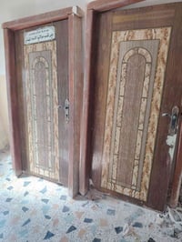 للبيع شبابيك عدد2 بيبان خشب تسكام عدد3 كاملات باب طلاقتين الاسعار الشب...