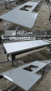 جانب من عمل اليوم معمل الرافدين  اسطح كاونترات المطابخ  والمطاعم   للت...