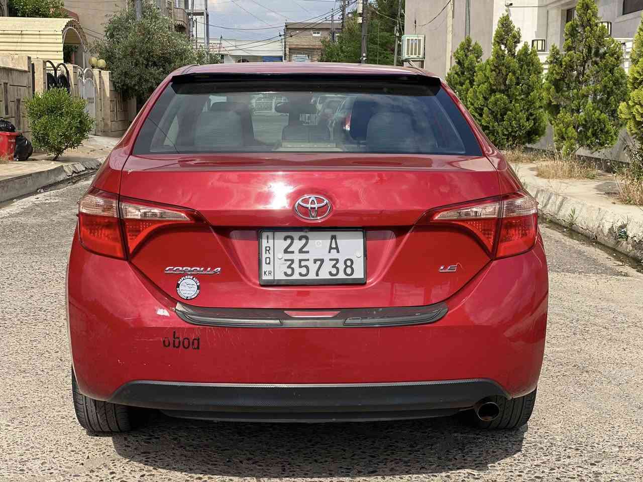 تيوتا كورلا 2018 وارد أمريكي فئة Le

ضرر  : بونيد فقط صبغ وايرباك طاك 
باقي سياره مكفوله 

محرك كير حداديه تبريد تايرات
 كله بشرط بدون اي نقص
 
رقم وسنويه كله جديد تحويل مباشر 

مواصفات السياره:-
شاشه كامره بلاد 
تحكمات ستيرن جهتين
كروز سرعه 
رادار امامي
مانع انزلاق 
تبريد بيانو 
لايت زنون بلاد

السعر : 122 ورقه مجال 

للاتصال او استفسار على 
***********
