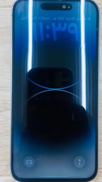 14برو ماكس مبدل شاشه لون ابيض  ذاكره 256 بطاريه 87 نسخه المريكيه  شريح...