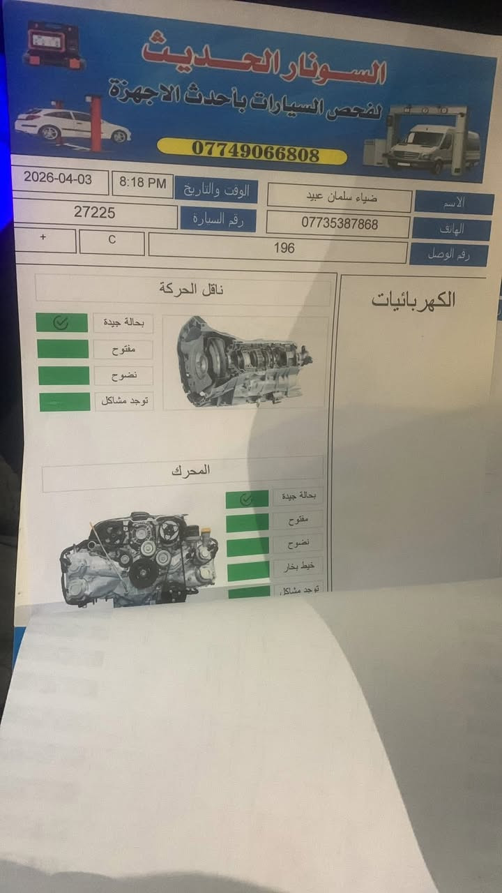 تاهو
مديل 2017 
فول للاخير LTZ
جنطه قهرباء
قاصه 
فتحه
تبريد بلكشنات
خزن بلكشنات 
كشنات كهرباء 
وهوااي مواصفات 
سياره جديده وجاهزه من كلشي 
ب اسمي تحويل مباشر 
رقم سليمانيه 
مكان سياره بابل 
السعر :275 بيهة مجال حك الجية 
ترهم  مراوس حسب القناعه 
سونار بيهة دقق بل سونار قبل لا تتصل رجاءً 
كفاله شواصي ومكينه كير وتفاصليهة مكتوبه 
للاستفسار: ***********

