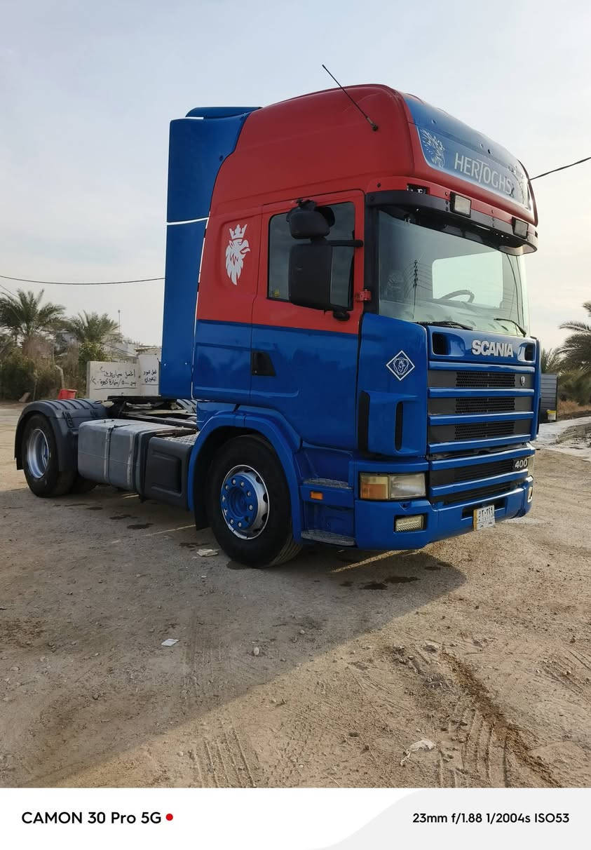 للبيع سكانيه موديل 2004 راس وعربانه رقم بغداد ثلاث لوحات سنويه 28 تخم تاير مكينه 4خطوط كير ٤في ٤
السعر 165 وبيه مجال قليل ***********
