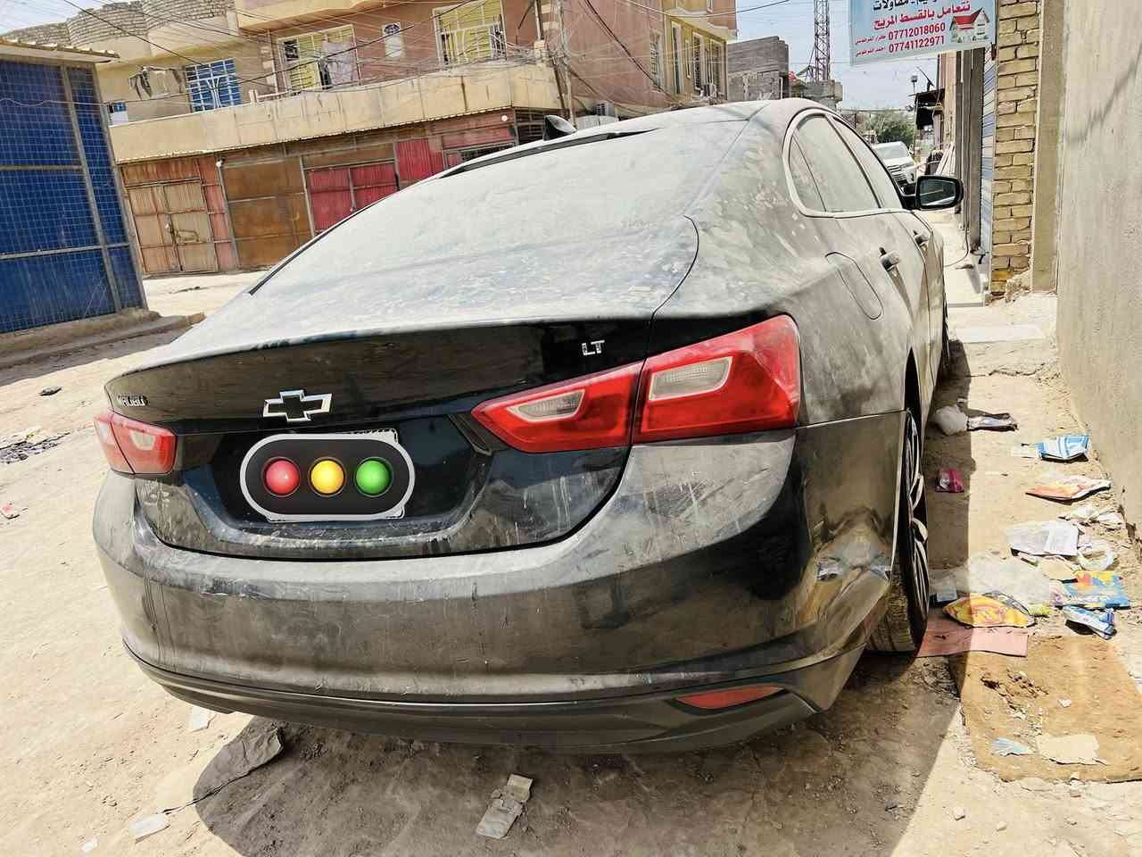 سلام عليكم ماليبو 2017)حادثه باب سايق وجاملغ بيها (مكانات صبغ بس البيع اني عام) فول موصفات 1على1)بانوراما كشنات كهربائي وجلد مشمشي دواخل كله مشمشي )تبريد امامي وخلفي )تخم تاير )٥ بصمات ابوب+جنطه)(ماشيه 100)محرك وكيرATمرغوب ) بعد بيهة هواي موصفات )سياره بسمي ) بيع مراوس )  موقع سياره  بغداد الحبيبية )السعر 82بيه مجال )***********
