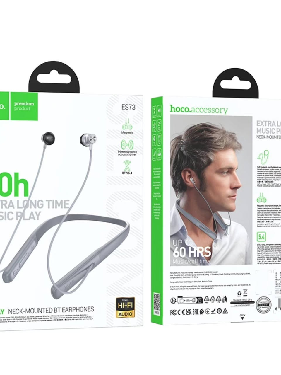 سماعة Hoco ES73 اللاسلكية التي توضع حول الرقبة. 
البطارية: سعة 400 مللي أمبير، توفر حتى 60 ساعة من تشغيل الموسيقى.
الاتصال: تستخدم تقنية بلوتوث 5.4.
الصوت: تأتي مع مكبر صوت مقاس 14 ملم لتجربة صوت ستيريو عالي الدقة.
المميزات: مريحة ومناسبة للأنشطة الرياضية.

متوفر توصيل جميع محافظات العراق

#خدمات_اهلنا
#سماعات
#سماعات_بلوتوث
#عراق
#كركوك
كركوك_حي_النصر


**إذا كنت صاحب هذا الإعلان وتريد حذفه لأي سبب، رجاءا أرسل رسالة إلى الدعم الفني**