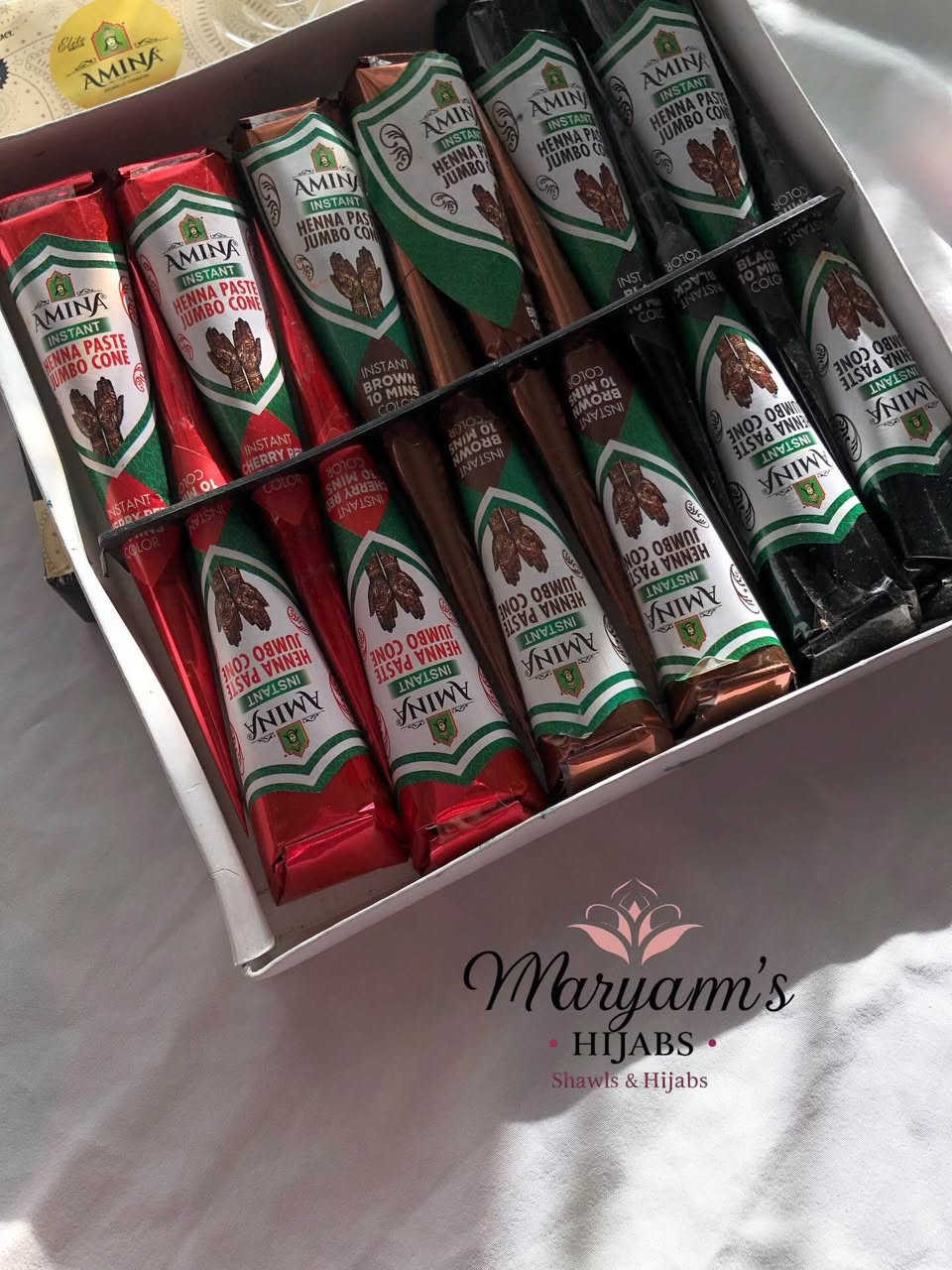 حنة امينة الاصلية متوفرة لون (اسود ،بني،كرزي) 
متوفر الستيكرات 🎀

سعر جداً مناسب والتوصيل سعره انسب للحجز والاستفسار على الخاص ✨ كربلاء, العراق


**إذا كنت صاحب هذا الإعلان وتريد حذفه لأي سبب، رجاءا أرسل رسالة إلى الدعم الفني**