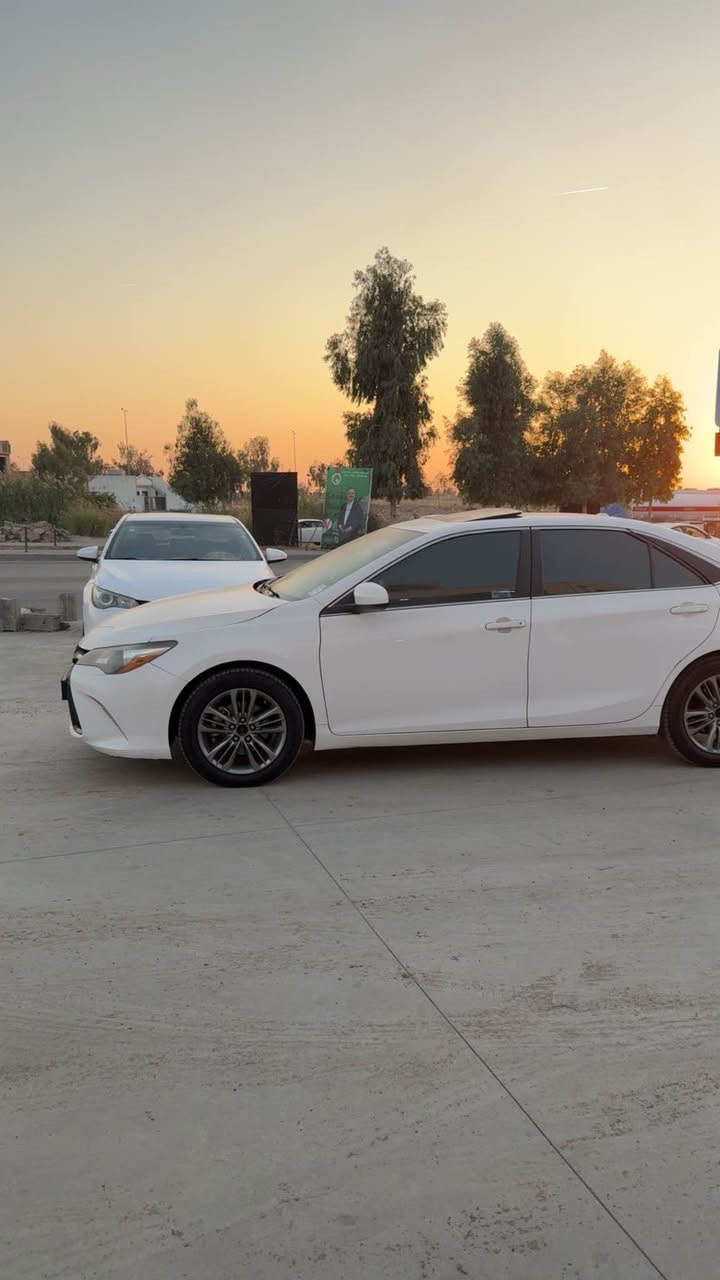 Camry 2017 se puls 
فول مواسفات Se plus 
بەسمە و درگا بەسمە 
سێ گێر، گێر لە سەرسوکان 
شەحن وایرلیس 
سڵایت
ئاوێنە دژە فولە 
شاشە گەورە و کامێرا
کوشن کارەبا
تراکشن کۆنترۆڵ 
لایت زێنون . زیرەک و عەدەس
139 هەزار کیلومەتر ڕۆشتووە 
سەیارەکە کلینە بێ بۆیاخ بێ گۆڕاو 
 سەنەوی ژینگەو هەزەی نوێ گیر و مەکینە بە شەرت تەق و ڕەقە بەشەرت بۆ سعر تەلەفۆن کە *********** كركوك, العراق
