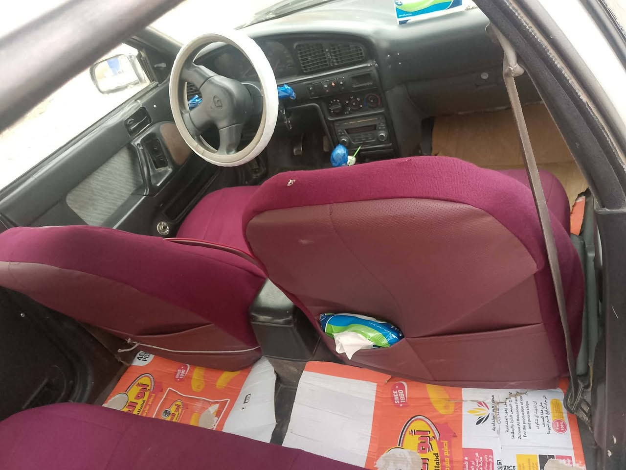 النترا موديل 93 رقم ديالى انكليزي شواصي فرممات مكفولات لا خياس ولا ضربه سياره مكفوله مكينه  وكير نضيفات سنويه 30 تحويل مباشر سعره 27وبيه مجال بصيط الموشراي ليتعب روحه ويتعبنه مكان السياره بعقوبه بهرز ***********
