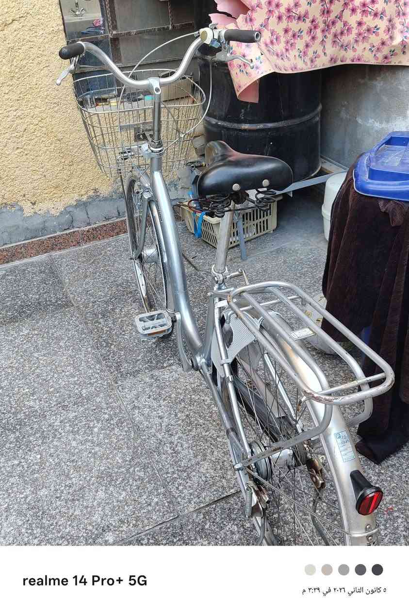 فول المنيوم فول موصفات البيسكل بلادي مملعوب بي..
موصفات.. 
1حساس 
2كير3نمر
3حساس ولف ينقص ياشر 
4سيباية عضم 
5ستاند فراشة 
6ضوه اصلي برجستون 
7سله ستيل اصليه برجستون 
8ويالته ستيل 
9مجمع بوربلن 
10مجمع بريك النكي وليس براغي
