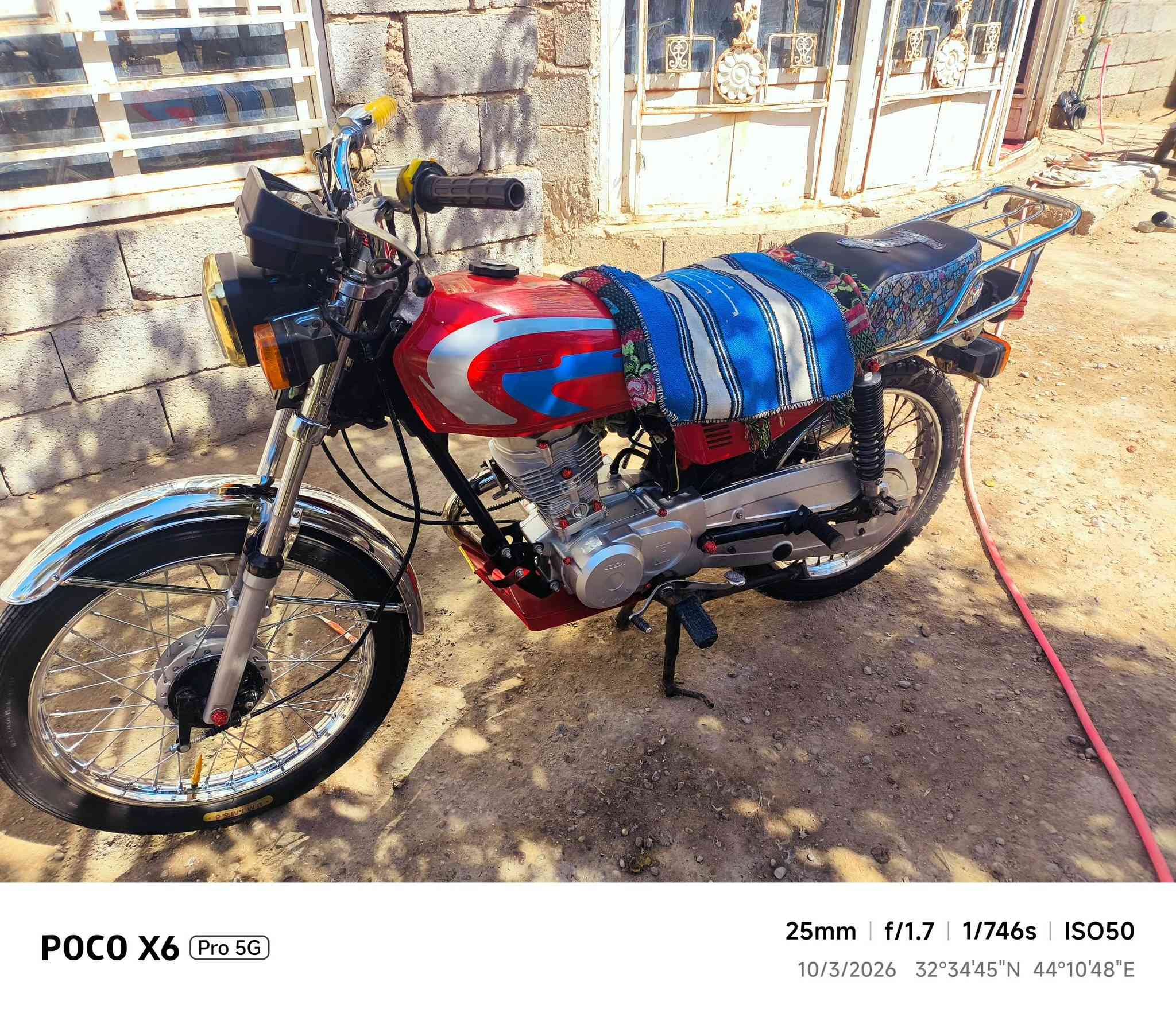 سلام عليكم دراجه للبيع شاصي 16تعمير 2025 نامه امتياز كلك مكفوله من السرقه نضيفه شوفت عينك كشن التفصال السعر 450وبيها مجال  معمره بشهر الثالث مكاني كربلاء طويريج السياحي هاذا رقمي***********
