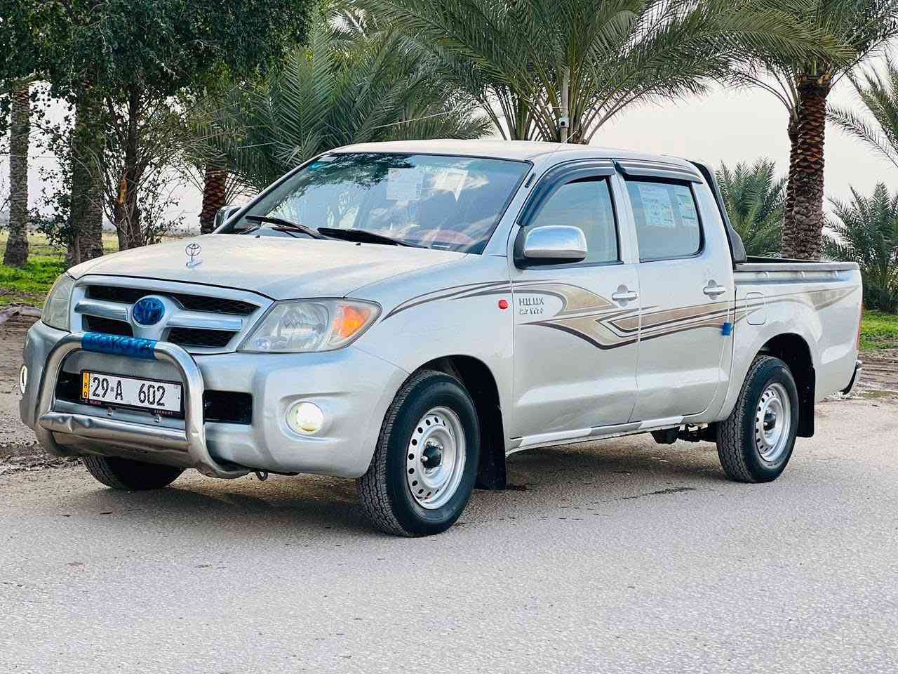 بيكم تيوتا هايلوكس 2006 السياره جديده كلش 
كفالة من الضربه والتبديل مكينه كير حداديه جديده 
تخم تاير جديد شاصي 19 تبريد 🥶+تدفئه 🔥كهربائية كله شغاله شاشه ارضيه وكشنات جلد السياره مسويله ادامه من الدعاميه للدعاميه ماذب عليه ربع رقم واسط مميز  دولي باسمي سنويه مجدده مشروع وطني تريد تحويل تريد وكاله السياره جاهزه مال جناي 
السعر90 مجال بيع او مراوس 
الشراي يتصل 

***********
