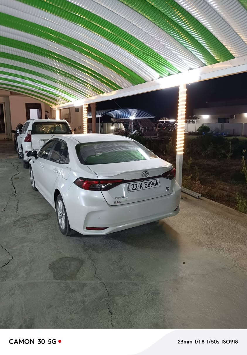 تويوتا كورلا 2024 رقم اربيل ضمان ساز 🔥👈باسمي تحويل مباشر
👈ماشية 49 الف كيلو
👈فول مواصفات فتحة سقف
👈حجم المكينة : 1800 

✅بصمة تشغيل 
✅دخول ذكي 
✅تبريد قطعتين 
✅شاحن لاسلكي وايرلس 
سياره تغليف نانو سيراميك 
دوشمه ارضيه و كشنات 
تغليف البيبان والدوسات 
✅شاشة 
✅كاميرا خلفي
✅جنح خلفي بلادي 
✅حساس امامي خلفي 
✅ويلكب كروم 
✅مري شفط 
✅اشارة بالمري 
✅لايت لد 
✅العنوان بغداد
***********  
195 كوبيهة مجال
