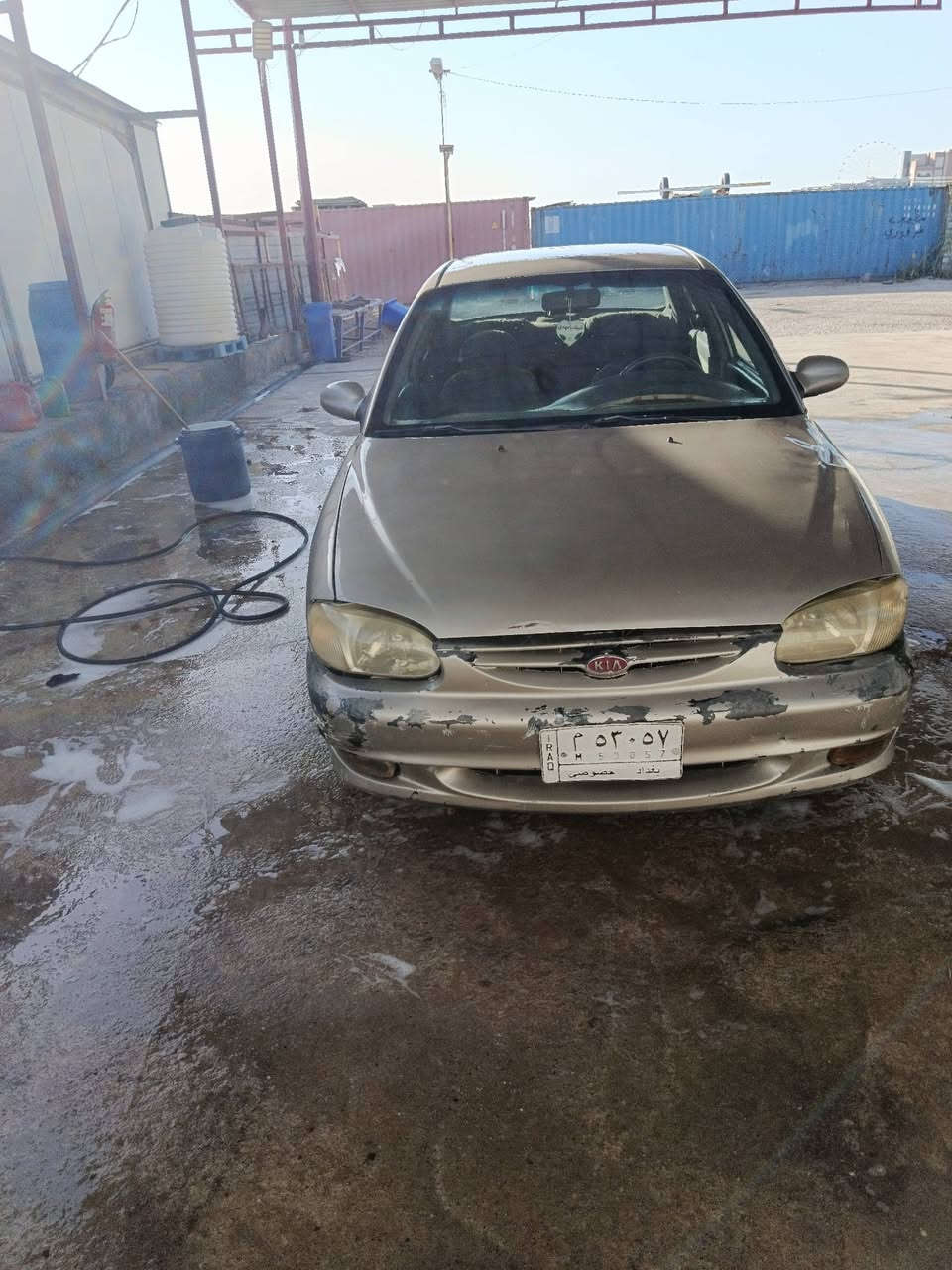 سلام عليكم كية سيفية موديل 2000مكينة وكير حاوية حدادية وصط تبريد فقط ليك وغاز كلة كامل للبيع او مراوس حسب القناعة راعيهة يمي بكربلاء السعر 30وبيهة مجال عنواني كربلاء المقدسة قريب مستشفى الكفيل ***********

