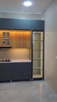 كاونتر • ألمنيوم داخلي • خشب HDF