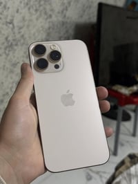 16 برو ماكس  ماستر شرق اوسط  ذاكرة 256  بطارية 90‎%‎ لون دزيرت  كارتون...