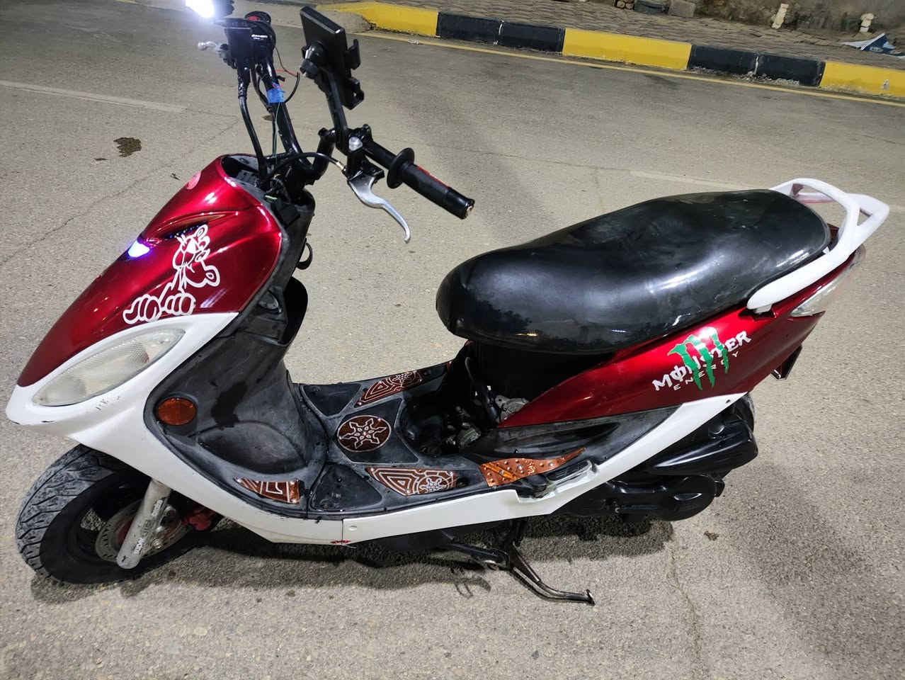 سلام عليكم بسبب الوعود الكاذبه اعاده نشر المنشور
دراجهg4
فول تزويد
1لايت زنون العدد 2
2تزويدكلجات رياضيه امامي وخلفي سرعه ومعدل كلش حلو من شركهfs
3صالنصه كاربون فايبر
4تزويد بوشة 58 
5تزويد دبل رياضي
6دبلات امامي تزويد
السعر خاص او الاتصال ع رقم ***********
