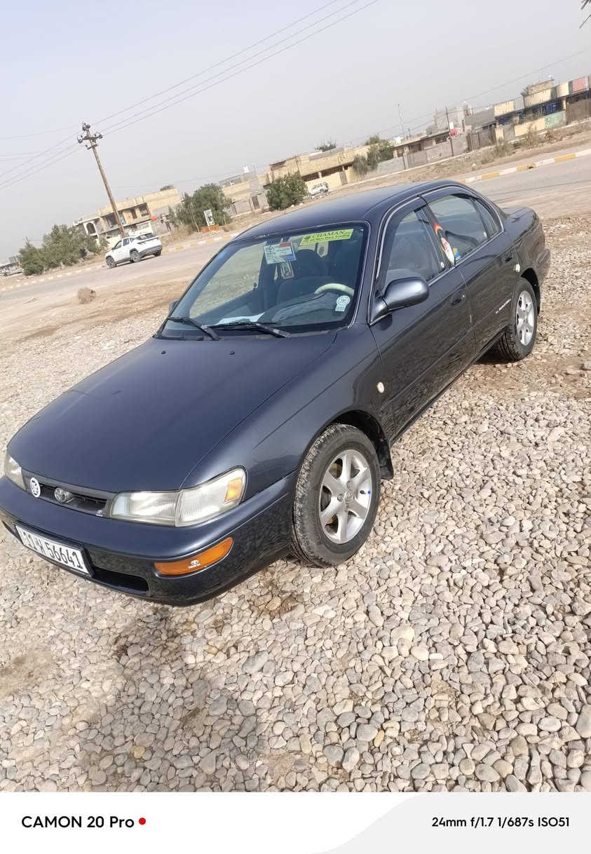 السلام عليكم....
سيارة كورلا موديل 1992 
كير + مكينه حاويه كفاله صبغ عام جماليه 
نضافه فول السعر مراسله الصفحه او الاتصال علئ الرقم التالي ***********
