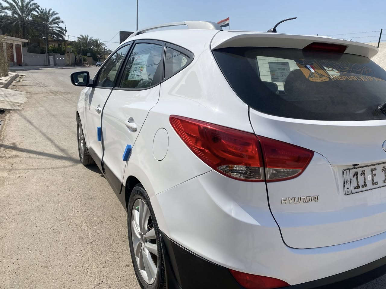 للبيع توسان 2014 خليجي رقم بغداد الدوالي الجديد بسمي هزة وسنويه ورقم كله جديده السيارة كفاله عامه من الحادث بيها مكانات صبغ اثر شخوط من دون معجون محرك٢٠٠٠دوش تبريد ثلج كير وحدادية ومحرك خير من الله تخم تاير جديد السيارة جاهزة من كلشي مكان السياره ديالى الخالص السعر 155 وبيها مجال للشراي 
اتصال ***********
***********.
