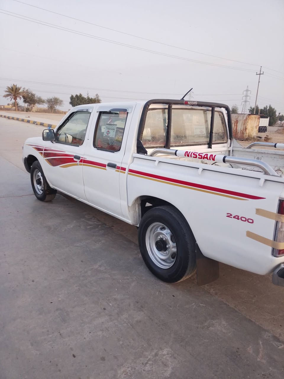 سلام عليكم بيك نيسان البيع مزاد وزارت داخليه سياره مصبوغ عام  مكينه و كير و شاصي مكفول تخم تاير كهربائيات كلها شغاله  موديل 2002مكاني الناصريه قضاء الرفاعي سعرها53 رقمي***********
