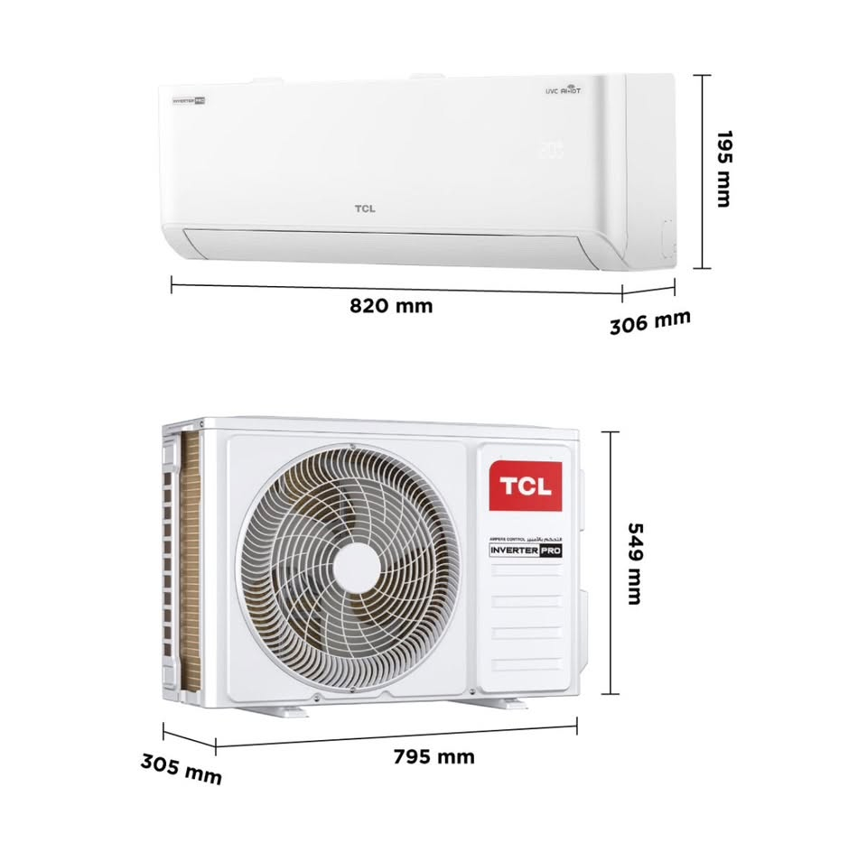 السلام عليكم ، عندي سبلت TCL inverter ١ طن "TAC-12CHSA-TPB BREEZEin T3”
اريد ابيعه لأنه الغرفة جبيرة عليه واحتاج اجيب اكبر منه للأسف
السبلت غير مستعمل (تقريباً ساعتين تشغيل فقط كتجربة للغرفة) بي ضمان 5 سنوات من الوكيل ( تطبيق جمعة) 
و ورقة ضمانه موجودة طبعاً وحتى السبلت بعده بغلافه ما شلته منه
سعره ٦٥٠ الف لأنه فعلياً جديد واني مشتريه قبل اسبوع ونص بالضبط ب٧٠٠ بس للأسف ما كفاني😅

٦ مراحل تحكم بالأمبيرية وحفظ ذاكرة
خاصية تحويل تلقائي (بين الوطني والمولد) 
ونظام تنظيف داخلي بالأشعة فوق البنفسجية
 للتواصل على الواتس ***********
وشكراً جزيلاً
