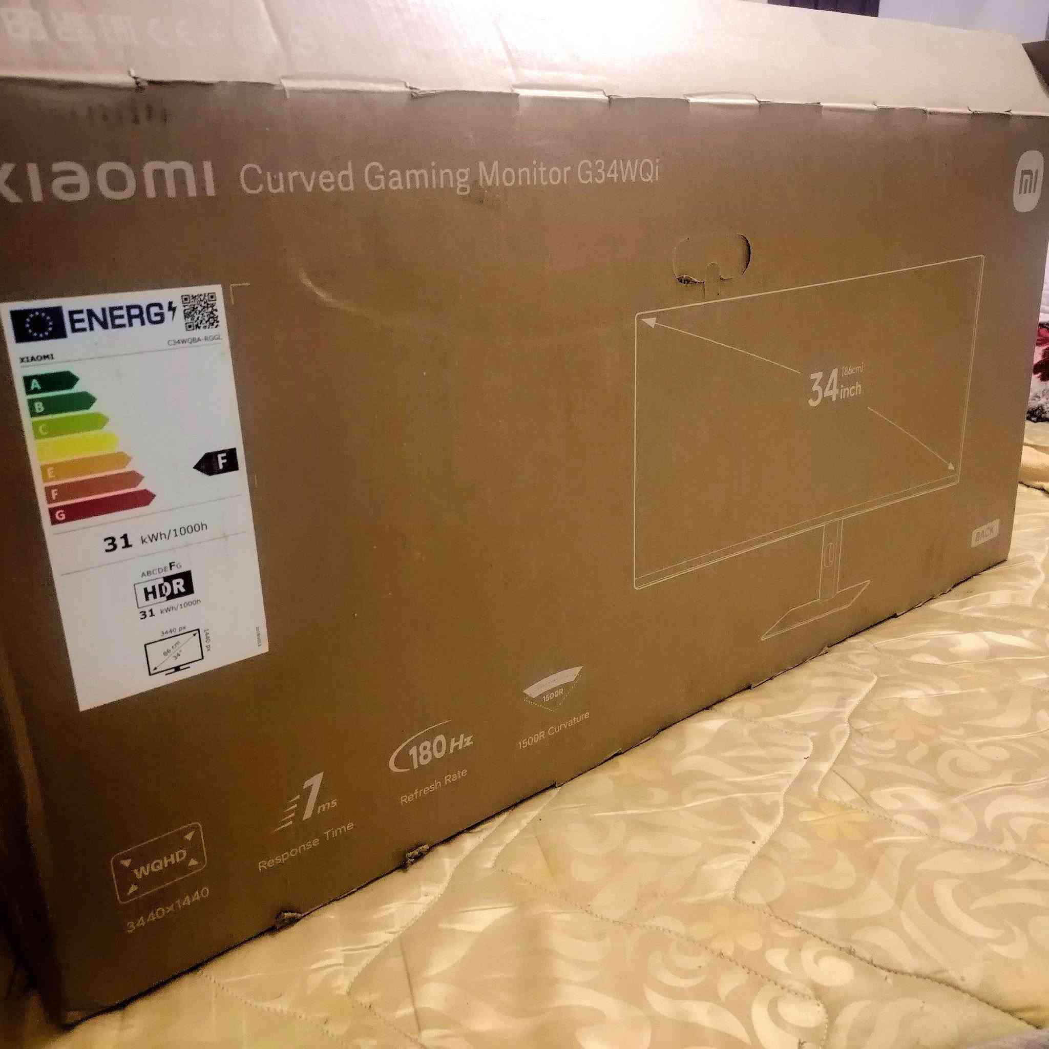 G34WQi xiami
34 ultrawide الحجم 
3.5k. (3440*1440) الدقة
180hz الهرتزية
Va البنل
1500 R curved  مقوسة تقويس خفيف موقوي
استخدام ٢٧ يوم فقط كارتونة وكل متعلقاتها
سعر الجديدة ٤٢٥ الف
سعر البيع ٣٢٥ الف وتوصيل مجاني
مكاني ديوانية


**إذا كنت صاحب هذا الإعلان وتريد حذفه لأي سبب، رجاءا أرسل رسالة إلى الدعم الفني**