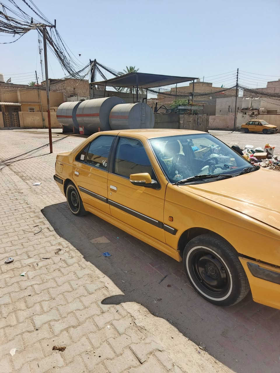 سلام  عليكم بيجو مديل 15 مكفوله بس بيها شوه بل بنيد مكينه كير مكفولات تبريد ثلج مصفره  سعر 35. مكاني كربلاء  لحر  ***********
