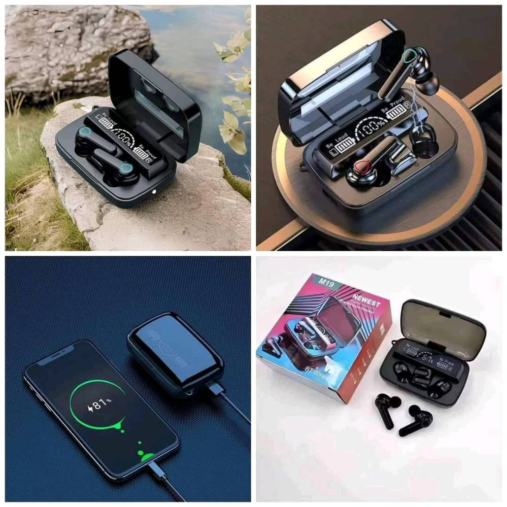 سماعات M19
ايربود m19
✅ تعمل السماعة 6 ساعات متواصلة.
✅ يمكن شحن السماعة بالعلبة الخاصة بها من 10 الى 12مرة
✅ مقاومة للمياه والتعرق رائعة جدا للرياضيين.
✅ تعمل باللمس وعازلة للضوضاء بنسبة %98.
✅ تحتوى على بور بنك power Bank سعته 3000 مللي امبير.
✅تستطيع من خلال السماعة شحن الهاتف الخاص بك في حالة الطوارئ
✅ ممتازة للببجي والألعاب بتقنية 8D. 🎮
✅ يمكن اجراء المكالمات بسماعة واحدة.
✅ تشغيل وايقاف وتغيير الموسيقى 🎶
✅ الرد ورفض المكالمات.
✅ تعمل على بعد 10متر من الموبايل.
✅ تحتوي على كشاف (فلاش) طوارئ
✅ تدعم الاندرويد وال IOS
✅ شاشة LED لعرض مستوى شحن الصندوق والسماعات كل واحدة

السعر 16,000
للحجز والاستفسار التواصل واتساب ***********