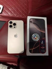 ايفون 16 برو ماكس ذاكره 256 بطاريه 92  جهاز بعده بل ضمان  غراضه كامله ...