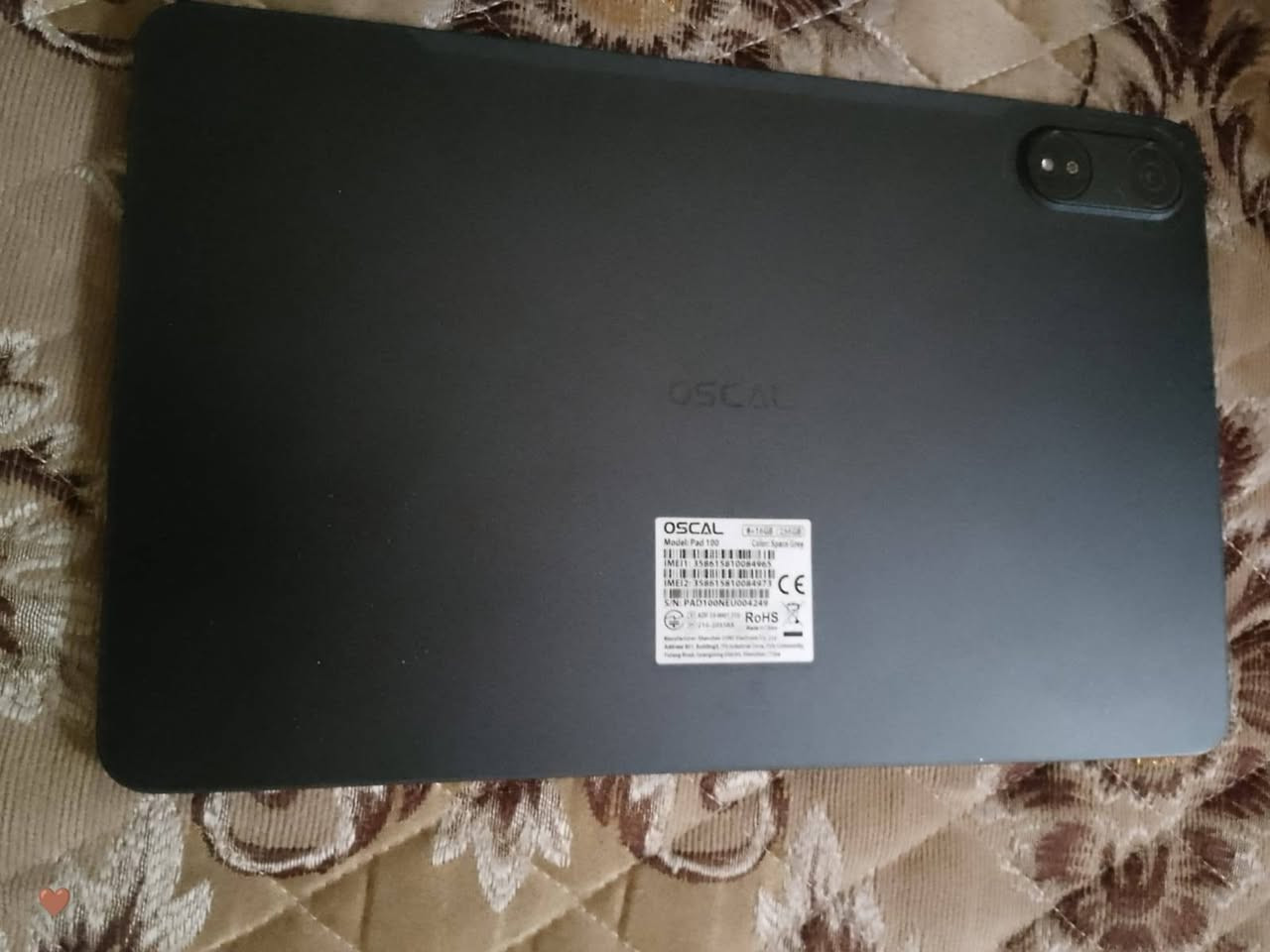 السلام عليكم 

ايباد Oscal Pad 100 ذاكرة 256 

غراضه كاملة جهاز نضيف 

السعر : 200
للتواصل : *********** واتساب
