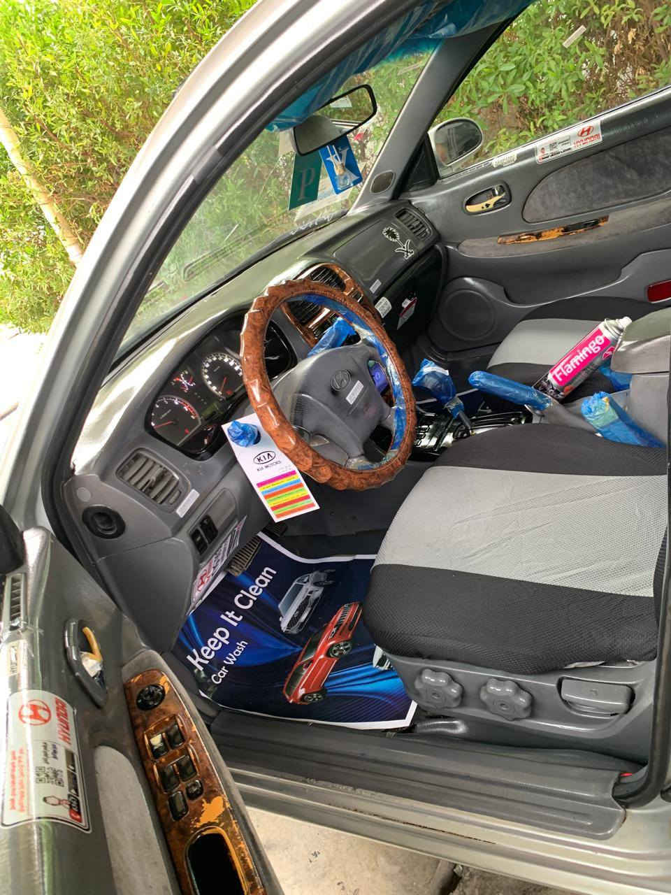 سوناتا وفود ٢٠٠١ كلها جديدة تبريد تدفئة كلها جديدة حدادية جديدة مكينة كير جديده مال كصة ٦ سلندر مكان السيارة ديالى رقم الهاتف ***********
