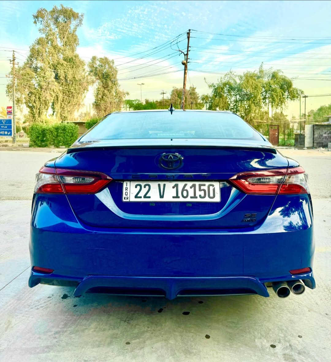 تويوتا كامري SE Night Shade 2023
فول للاخير ماعدا البصمة فقط 
وارد امريكي ايرباك الدركة راجع سستم
حادثها جاملغ وبنيد مبدلات بالامارات
( صور الحادث بالمنشور )

الـسـعـر 210$ ورقة وبيها مجال

سيارة ما ناقصها شي جاهزة 
من كلشي وخير من الله
مواصفات SE المعروفة
محرك اربعة سلندر 2500 بنزين
كراسي جلد كهرباء
تحكم ستيرن
شفتات سرعة بالستيرن
رادار امامي ورادارات جانبية
مانع اصطدام
قيادة ذاتية
تحديد مسار
مانع انزلاق
شاشة كبيرة
كار بلاي
لايت زنون
تشغيل عن بعد
ويل TRD بلادي اصلي
والمواصفات المعروفة ما يحتاج نذكر بعد
ماشية 58 ميل
(مرقمة اربيل باسمي)
رقم وهزة جديد دخول جديد

الـسـعـر 210$ ورقة وبيها مجال

مكاني: بغداد 
للاستفسار الاتصال على: ***********
