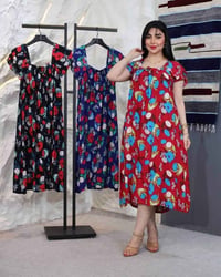 دشداشة نسائي • كشمير • مقاسات 2XL-5XL