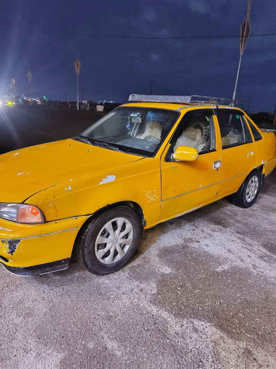 دايو سلو 96 جاهزه محرك بشرط تخم تاير جديد كهربائية شغاله دفتر بانزين سياره بدون ضرر سياره جاهزه ماناقصه الف محرك مابي لا صرف ولا بخار داخله نضيف السعر 23 بيها مجال الطيبين مكان كركوك كوباني//***********//***********
