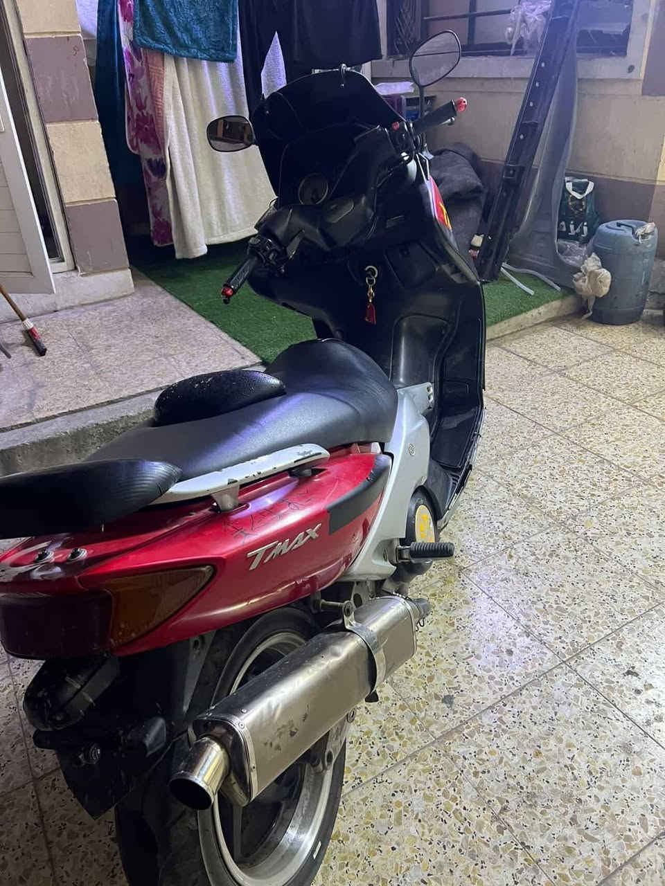 عمي سلام عليكم تيماكس للبيع مديل 8
دراجه تخبل نصبه حلوه الدراجه كامله مكمله مابيهه اي نقص كهربائيات كلهة شغاله نكره سلف بكل وقت
تايرات أمامي خلفي جدد
باتري جديد
بيهه كامره الدراجه
صالصنه رياضي
دراجه بيهه أوراق من اليابان كتلوك
دراجه مكينه خرسه لا دخانه لا حماوه فول
دراجه نوزل

مكاني: بغداد الدوره حي الصحه
رقم : ***********
دراجه سعره: 18 ورقه وبيهه مجال
