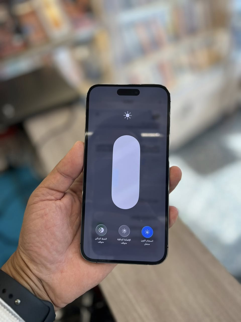 14 بروماكس
ذاكرة 512 esim شريحة الكترونية
بطارية ٩٤ كله بلاد لامفتوح ولا مبدل شي
الجهاز كلش نضيف مكفول
ملحقات كيبل اصلي ممستخدم فقط
عنواني زيونة
السعر ٨٥٠ مجال قليل
***********
