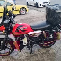 مكلف بلنشر  دراجة بوكسر ٢٠٢٢ مكفولة كفالة عامة   ما مشتغلة دلفري  مرقم...