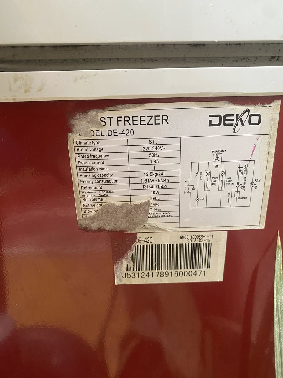 السلام عليكم مجمدة للبيع على الفحص الاتصال على ***********العنوان الغزالية
