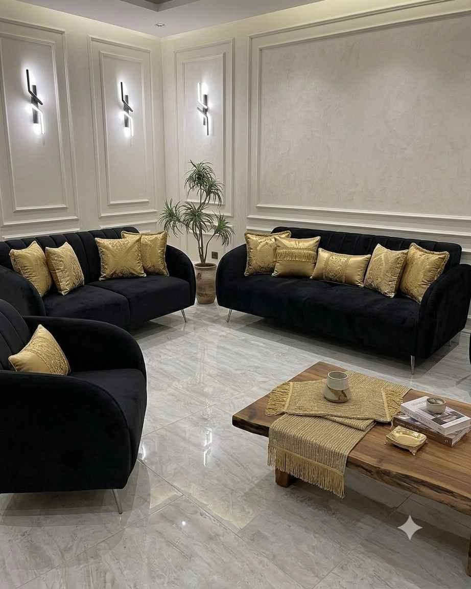 تخم قنفات 10مقاعد  موديل تركي شغل عراقي 
السعر 525الف ضمان سنتين 
 ‏🛋مواصفات التخم🛋
 1-‏مقاعد التخم بلوك اسود  16 ملم
خشب جام روسي 
 2-الاسفنج مميز ضغط عالي 7 سم
✨✨✨✨✨✨✨
الاقمشه الي متوفره 
1-‏قماش قديفة
 2-  وتر بروف 
3- كتان 
4_ خاولي اضافه سعر 50 فما فوق حسب الخامه فوق سعر التخم ‏ 
✨✨✨✨✨✨✨✨✨✨✨
ارجل التخم 
1-‏ارجل عظم عاج ضد الكسر 
 2ارجل حديد 
3- ارجل خشب حسب طلب الزبون ويضافه سعر الارجل
العنوان بغداد طريق الحسينة 
توصيل بغداد مجاني 
محافظات كروه حسب البعد 
للحجز واتساب *********** بغداد, العراق
