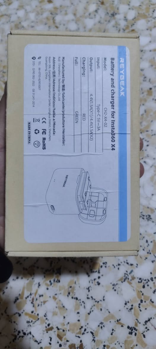 شاحنه وبطاريات ماركة انستا 360 X4 سعر 40الف


**إذا كنت صاحب هذا الإعلان وتريد حذفه لأي سبب، رجاءا أرسل رسالة إلى الدعم الفني**