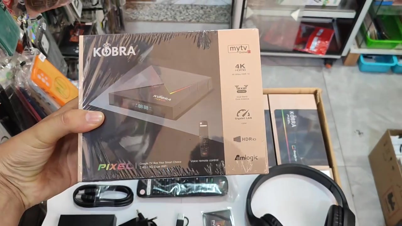 🔥 BOX KOBRA PIXEL TV 🔥
✅ 4GB RAM + 32GB STOCKAGE 
✅ GOOGLE TV TELECOMANDE BLUETOOTH 
✅ TELECOMANDE BLUETOOTH
✅ اشتراك لمدة سنتين
🎁 سماعة هدية


**إذا كنت صاحب هذا الإعلان وتريد حذفه لأي سبب، رجاءا أرسل رسالة إلى الدعم الفني**