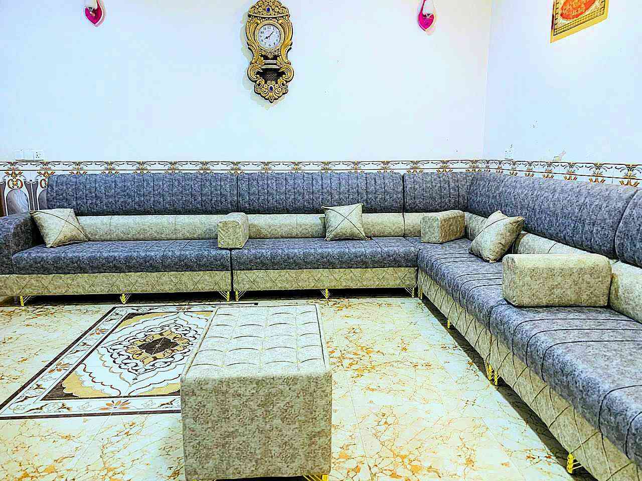 معمل ومعرض شمس الدجيل 💯💯
وبالعافيه وشايفين كل الخير 💫💫 موديل ديوان حسب طلب الزبون من أختيار التفاصيل والألوان الرصاصي والأوف وايت المميزة والجميله  .
💯💯💯💯
يوجد لدينا عمل كافة الموديلات للتخم والديوان يتم العمل بأتقان التصميم والعمل بأيادي أفضل النجارين وأروع المصممين والخياطين بشرط خشب بلوك اسود وأختيار المواد عالية الجودة والأسفنج مميز اول مع طبقه بولستر طبي والقماش المقدف درجة أولى وبشرط تكون كل التفاصيل أفضل من العمل التركي من نجاره ودوشمه والفنش عند تقفيل التخم يعني الحمدالله شغل يرضي الله والزبون موديلات التقجيج اليدوي درجة أولى كل التفاصيل تكون بشرط ١٠٠%  وتجي وشوف المعمل والكادر والشغل بعينك وبعدها يتم الاتفاق على كل التفاصيل ...... وأدخل للصفحه وشوف كل اعمالنه  💯 
💫ويوجد بيع بالقسط 💫

والتوصيل لجميع المحافظات 
واي استفسار الاتصال على الرقم . 

***********
***********   وتساب
