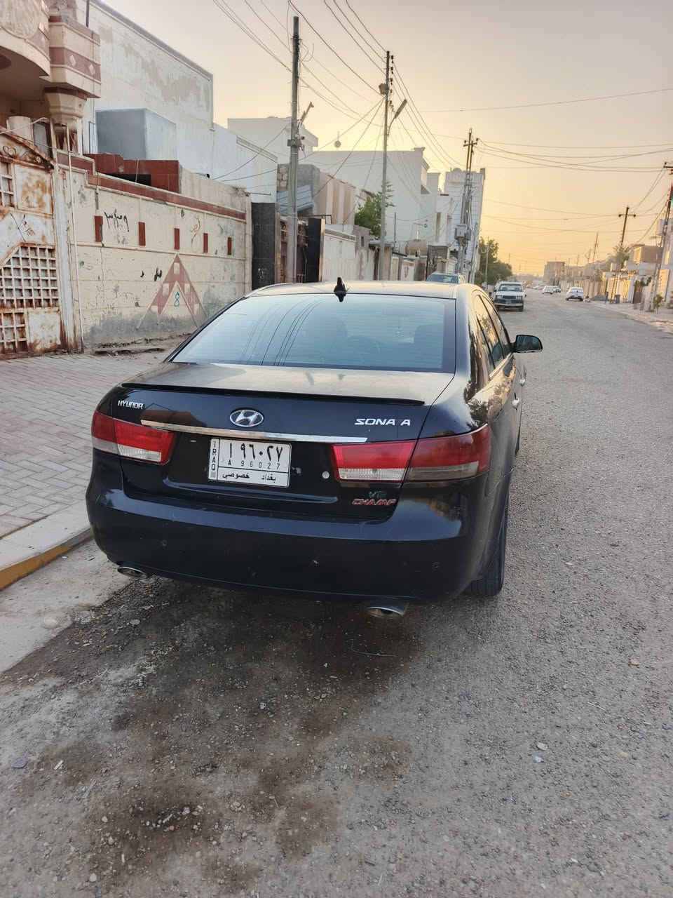 للبيع سوناتا موديل 2006 رقم بغداد محرك 6 سلندر 3300 السياره بيهاا رواجز وخيط تبخير صدر جديد اشتغلته  تبريد شغال ثلج شاشه مسجل كهربائيات كلها شغاله صبغ بيها ٣ قطع واضح بلسونار 
للاستفسار اكثر 
***********
