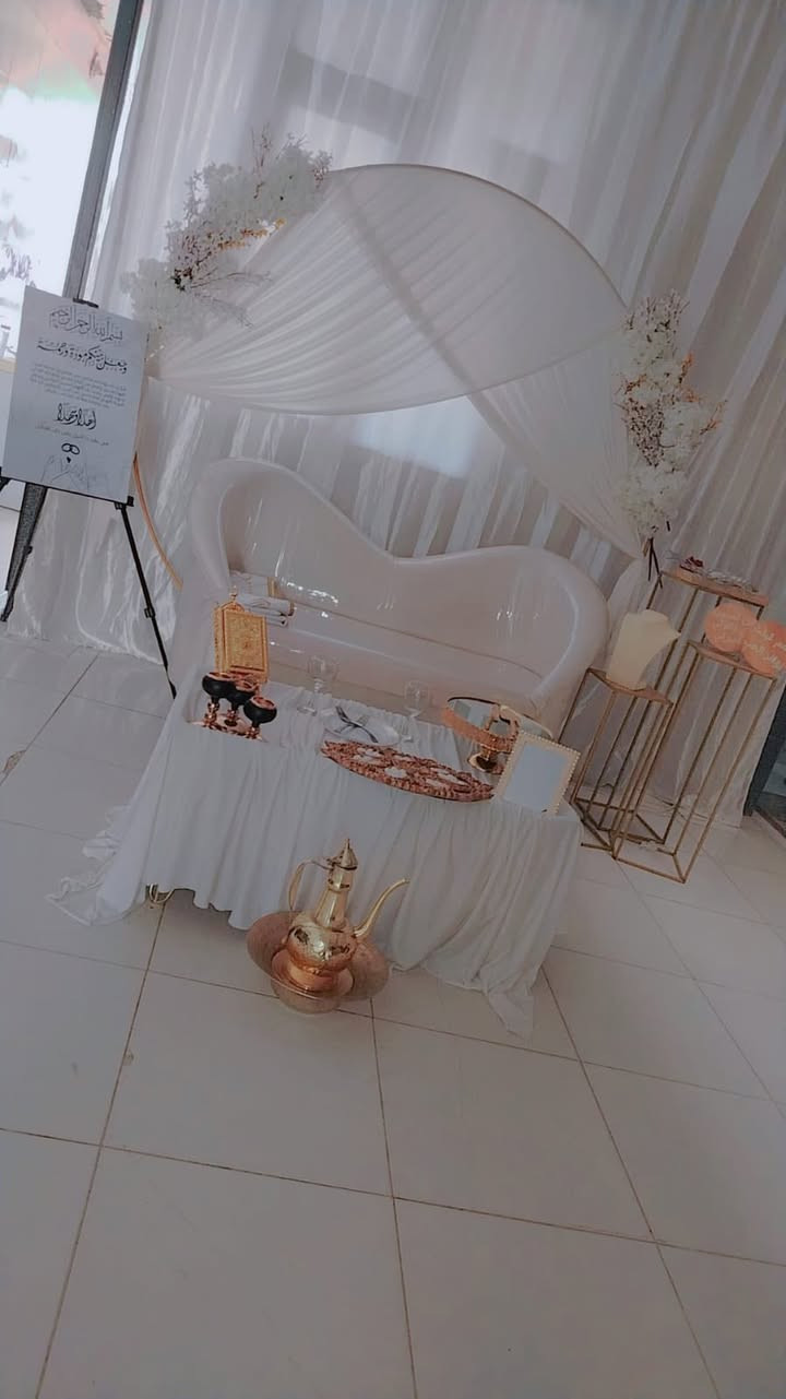 تجهيزات النوارس للاعراس والمناسبات اجعل مناسبتك اكثر تميزا ،حيث نوفر اجود الخدمات ونجهز لك مختلف المناسبات  من .

إيجار مستلزمات الأفراح 

تنسيق كوشات العرائس وجميع المناسبات 

لاتصال ع الرقم ***********
