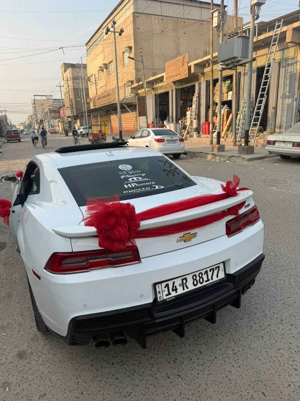 أضرار السيارة: شيفروليه كمارو RS 2014
مكان السيارة: البصرة
ما للتواصال ***********
§ السعر: ١٢٠ ورقة - قابل للتفاوض
المسافة المقطوعة: 90000 مايل
٢% المحرك: 6 سلندر - 3600cc
®️ المواصفات:
• فئة RS فول مواصفات
• الكير بحالة جيدة
• تبريد ممتاز %100
• إطارات جيدة
• السيارة جاهزة بدون اي نقوصات

. وارد خليجي
• تعديل بارد بسيط بثلاث قطع
• باقي اجزاء السيارة مكفولة
تفاصيل إضافية:
• رقم السيارة البصرة الدولي الجديد - مميز
• باسم المالك تحويل مباشر
• لون السيارة: أبيض البصرة, العراق
