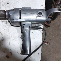 دريل روك ويل أمريكي (سعر 135 الف مع التوصيل) طوبة 13 ملم اتجاهين مستخد...