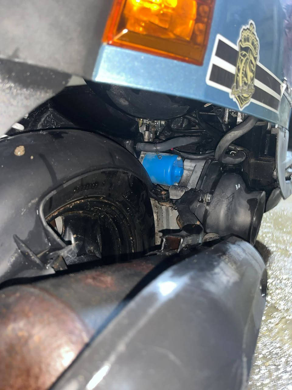 سلام عليكم دراجه بوليس للبيع دراجه نضيفه صارلها ٣اشهر من طالعه من المعرض كهربائيات شغله مكاني كربلاء سعر 800وبيها مجال رقم ***********
