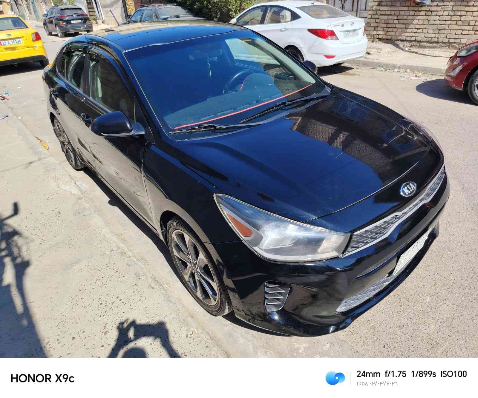 السعر 105$ او بيها مجال بسيط ماشيه ٩٣ميل
كيا ريو اسود 2020 رقم بابل بسمي بيها بس بارد صبغ دعامية الامامية كير  AT صور الحادث مرفقه
*********** واتساب 
***********
