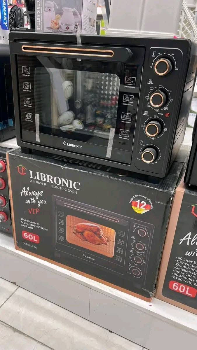 فرن واحد… إمكانيات مطبخ كامل 🔥
قلي هوائي بدون زيت، شواية دوّارة، خبز، تحمير وكل هذا بسعة 60 لتر

LIBRONIC LC-60 يخليك تطبخ براحتك وبنتيجة احترافية

حرارة متوازنة، تحكم كامل، وطعام مقرمش من الخارج وطري من الداخل

اختيار مثالي للعائلة والولائم

دلّل مطبخك اليوم 👌🍗


**إذا كنت صاحب هذا الإعلان وتريد حذفه لأي سبب، رجاءا أرسل رسالة إلى الدعم الفني**