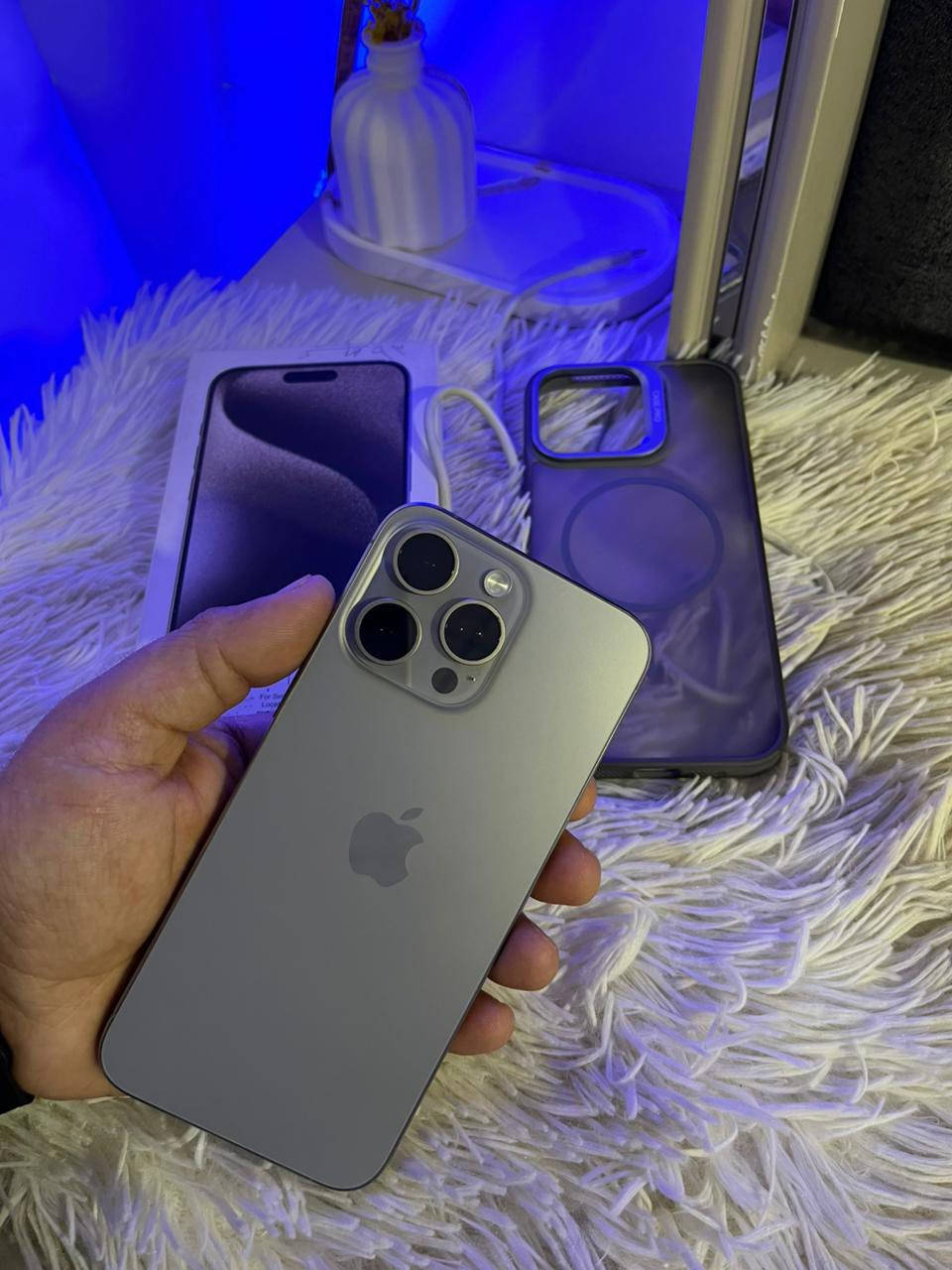 📱 آيفون 15 برو ماكس للبيع
السعة: 256GB

نسخة الشرق الأوسط

الجهاز كلش نضيف

🔋 البطارية 88%

📦 مع كامل الملحقات

🔧 تم تبديل الشاشة (أصلية)

⚠️ ملاحظة: الكاميرا الأمامية متوقفة فقط

💰 السعر: 650,000 

📍 الموقع: بغداد – شارع فلسطين


**إذا كنت صاحب هذا الإعلان وتريد حذفه لأي سبب، رجاءا أرسل رسالة إلى الدعم الفني**