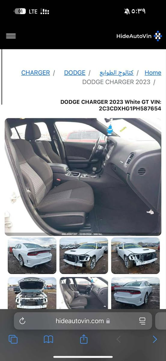 سلام عليكم دوج جارجر موديل 2023 GTاخر اصدار سياره امريكي 
مواصفات سياره GT 
رقم ☎️ ***********/***********
شاشه كبيره كاربلي
فول موصفات بس فتحە مابیها
كشنات حضن 
كشنات تتفيه امامي خلفي
شفتات استيرن 
كامره خلفي دواره 
حساس خلفي امامي  
ويل 20 بلادي Gt
سستم سماعات
سياره ماشيه 41mi
تبريد قطعتين 
محرك 3600
سياره مكفول دعامية تبديل امامي تعديل اصباعتين جاملغ خلفي PDR   رقم هزه سنويه كله جديد بسمي شرط تحويل السياره احله من صور  كله علي وضع شركه استفسار رقم هاتف ☎️
  مكان سيارة موصل اربيل 
السعر 290 بيها مجال
