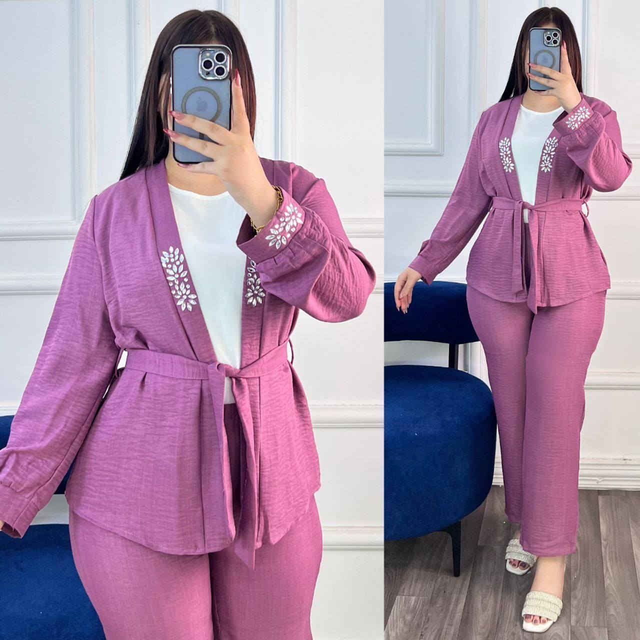 🌸 كوني دومآ متألقة 🌸
أجمل الموديلات لسنة 

وصل سوت الشياكة 💃🤭

سوت صيفي متكون من 4 قطع ( سترة + كات داخلي + كيلوت + حزام )
خامة القماش كريشة تركي بارد وناعم نازك القماش أصلي درجة أولى بداعة الفصال يجنن باللبس والقماش الروعة مكفول 💯🤭♥️♥️

القياسات : 42 / 44 / 46 / 48 / قالب راهي ستندر 💯✅

🚘 يوجد خدمة توصيل لجميع محافظات العراق ٤ الاف 🚘


**إذا كنت صاحب هذا الإعلان وتريد حذفه لأي سبب، رجاءا أرسل رسالة إلى الدعم الفني**